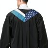 San Marino America Flags Graduation Stole Polyester Unisex-2