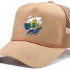 San Marino Flag Trucker Hat Adjustable Mesh Cap Unisex Adult-0