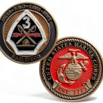 U.S. Marine Corps Challenge Coin Brass Collectible Military-0