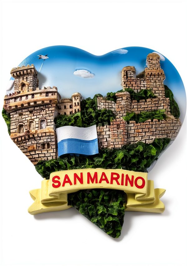San Marino 3D Refrigerator Magnet MUYU Craft Resin Souvenir-2