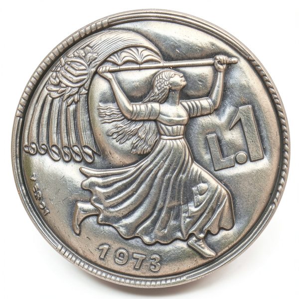 1973 DE Copper Coin Fair Grade No Mint Mark Single Coin-0