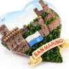 San Marino 3D Refrigerator Magnet MUYU Craft Resin Souvenir-1
