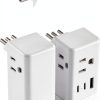 MIFASOPOWER Italy Travel Plug Adapter USB Charging Outlet-0