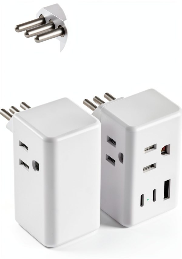 MIFASOPOWER Italy Travel Plug Adapter USB Charging Outlet-0