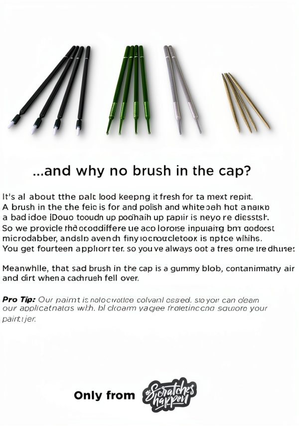 ScratchesHappen Automotive Touchup Paint Metallic Blue DIY-2