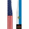 San Marino America Flags Graduation Stole Polyester Unisex-4