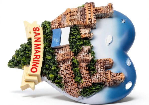 San Marino 3D Refrigerator Magnet MUYU Craft Resin Souvenir-5