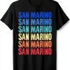 San Marino T Shirt Colorful Design Lightweight Mens Wear-0