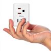 MIFASOPOWER Italy Travel Plug Adapter USB Charging Outlet-5