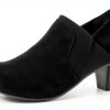 Drew Shoes Womens Black Loafers Comfort Slip On-0