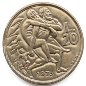 1973 DE Copper Coin Fair Grade No Mint Mark Single Coin-0