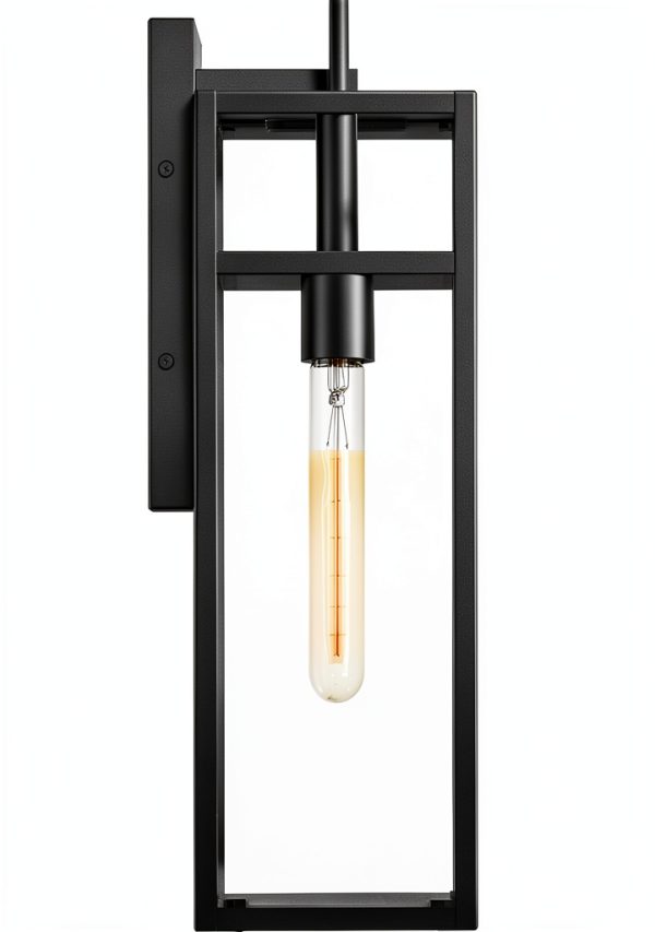 John Timberland Outdoor Wall Light Black Metal Contemporary-7