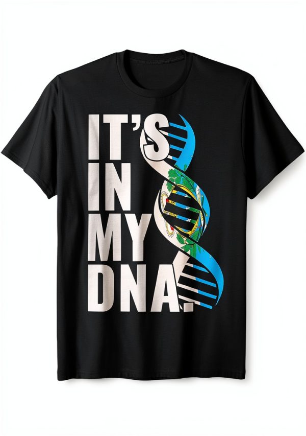 SAN MARINO Patriotic Apparel Heart Design Mens T-Shirt-0