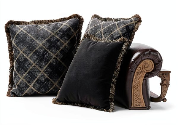 Roundhill Furniture Loveseat Ebony Faux Leather Classic-4