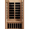 Hemlock Sauna 2 Person Bluetooth Music Carbon Heat Therapy-2