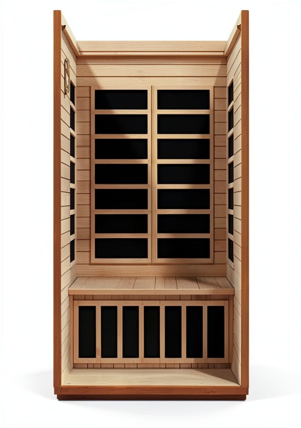 Hemlock Sauna 2 Person Bluetooth Music Carbon Heat Therapy-2