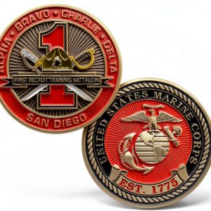 Marine Challenge Coin 3D Die Struck Collectible Coins For-0