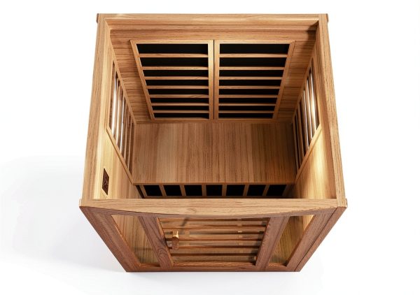 Hemlock Sauna 2 Person Bluetooth Music Carbon Heat Therapy-3