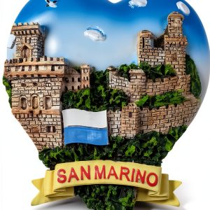 San Marino 3D Refrigerator Magnet MUYU Craft Resin Souvenir-0