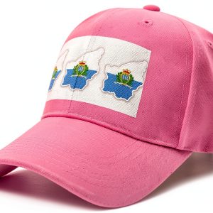 San Marino Flag Map Baseball Cap Adjustable Polyester Unisex-0