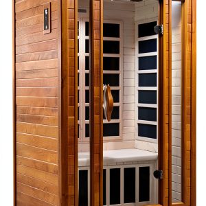Hemlock Sauna 2 Person Bluetooth Music Carbon Heat Therapy-0