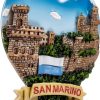 San Marino 3D Refrigerator Magnet MUYU Craft Resin Souvenir-4