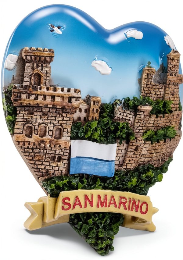San Marino 3D Refrigerator Magnet MUYU Craft Resin Souvenir-4