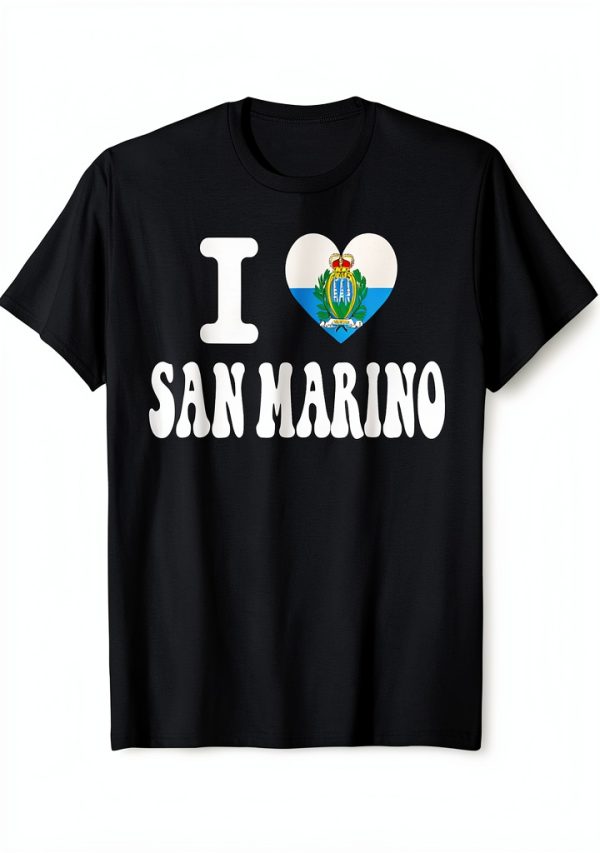 SAN MARINO Heritage Patriotic Apparel Retro Graphic Tee-0