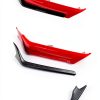 Cuztom Tuning Front Bumper Lip Splitter ABS Red Black-2