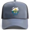 San Marino Flag Trucker Hat Adjustable Mesh Back Unisex-1