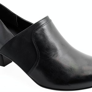 Drew Shoes Womens Black Rubber Sole Comfort Footwear-0