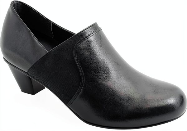 Drew Shoes Womens Black Rubber Sole Comfort Footwear-0