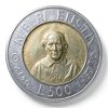 1984 San Marino 500 Lire Coin Albert Einstein Bronze-1