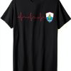 SAN MARINO Patriotic Apparel Red Heart Design Mens T-Shirt-0