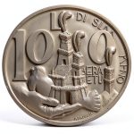 1991 San Marino 1000 Lire Silver Coin Collectors Numismatic-0