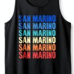 San Marino Everyday Tees Colorful Design Lightweight Mens-0