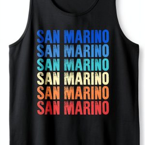San Marino Everyday Tees Colorful Design Lightweight Mens-0