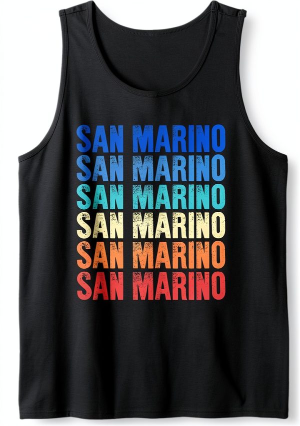San Marino Everyday Tees Colorful Design Lightweight Mens-0