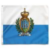 San Marino Flag KOSPOGO Sided Polyester 5x8-5