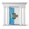 San Marino Flag KOSPOGO Sided Polyester 5x8-3
