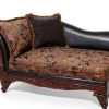 Sofa Chaise Roundhill 60in Wide Coffee Brown-0