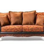 Roundhill Chocolate Traditional Sofa Living Room-0