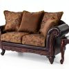Roundhill Chocolate Traditional Sofa Living Room-1