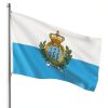 San Marino Flag KOSPOGO Sided Polyester 5x8-1