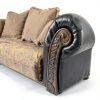 Roundhill Chocolate Traditional Sofa Living Room-2